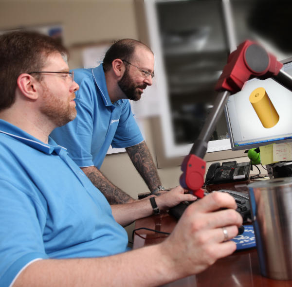 Foam fabrication engineers working